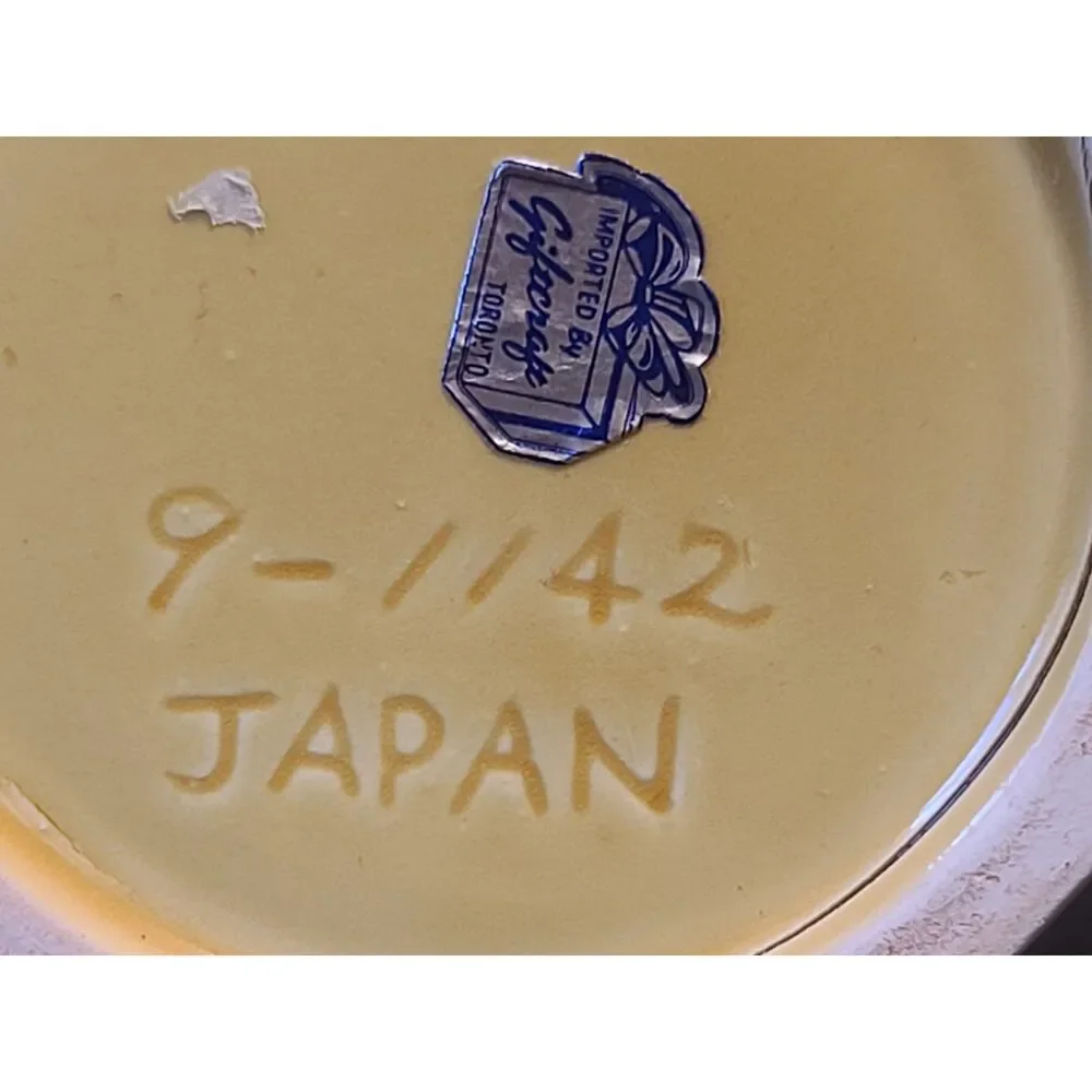 Beehive Ceramic Jam Jar Strawberry Lid Vintage Yellow 9-1142 Giftcraft‎ Japan